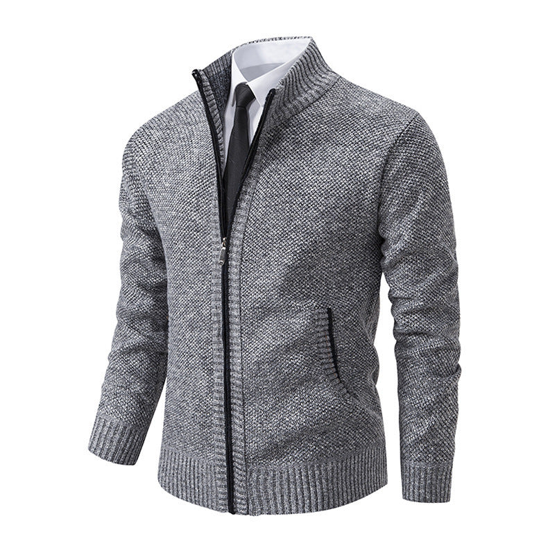 "Herenvest in diverse kleuren met ritssluiting, thermische stof voor warmte en comfort, geschikt voor casual en semi-formeel.