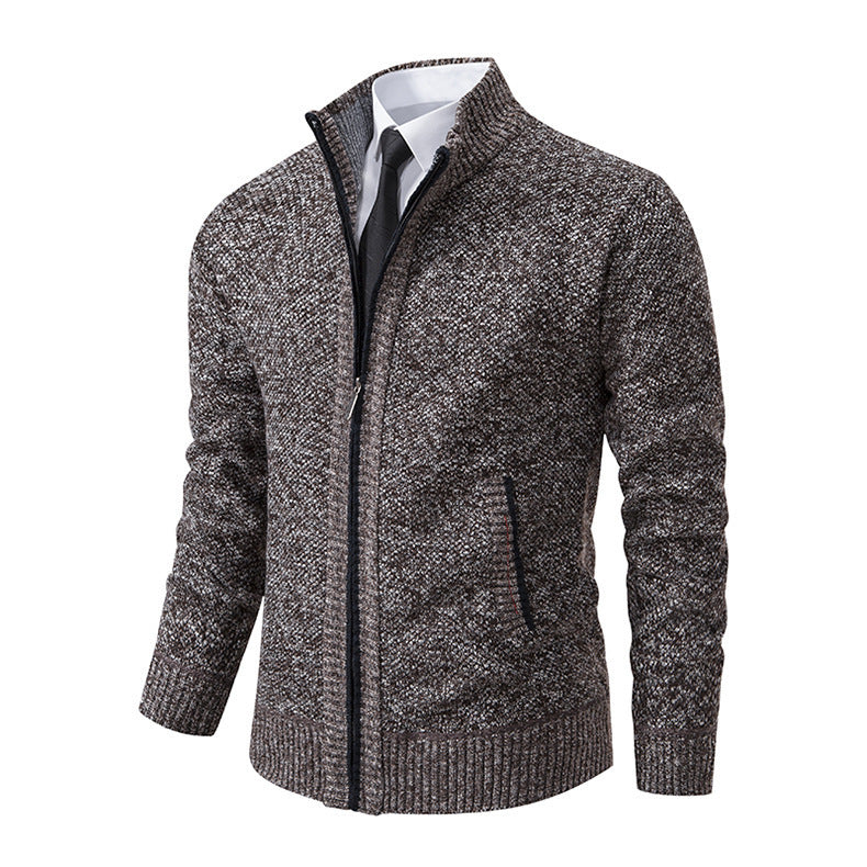 "Herenvest in diverse kleuren met ritssluiting, thermische stof voor warmte en comfort, geschikt voor casual en semi-formeel.