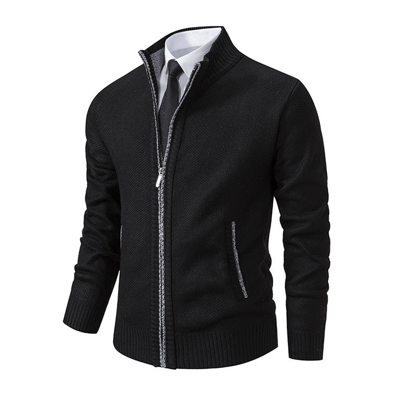 "Herenvest in diverse kleuren met ritssluiting, thermische stof voor warmte en comfort, geschikt voor casual en semi-formeel.
