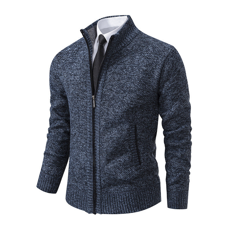 "Herenvest in diverse kleuren met ritssluiting, thermische stof voor warmte en comfort, geschikt voor casual en semi-formeel.