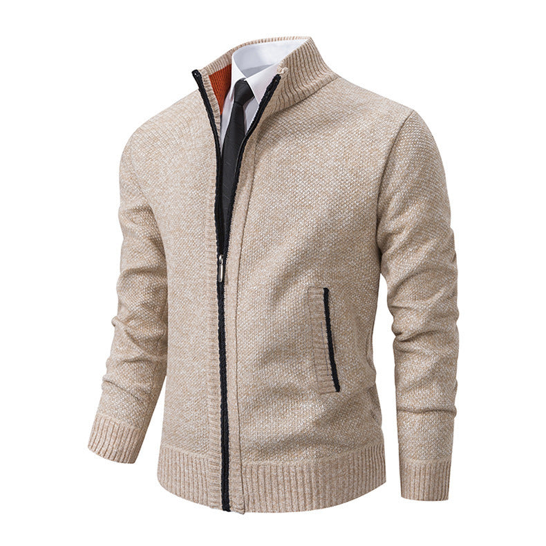 "Herenvest in diverse kleuren met ritssluiting, thermische stof voor warmte en comfort, geschikt voor casual en semi-formeel.
