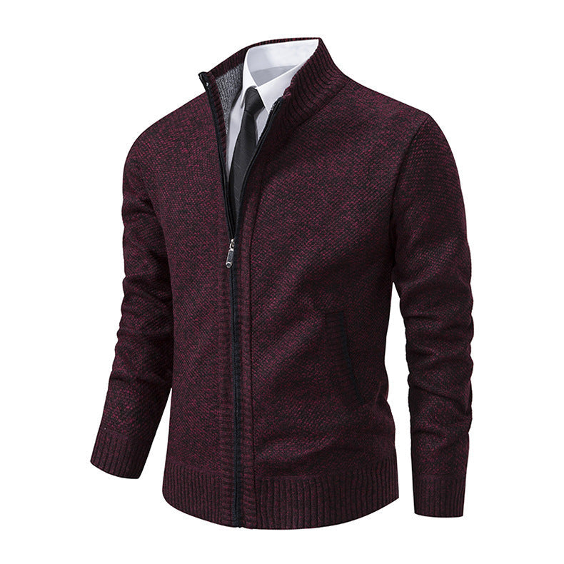 "Herenvest in diverse kleuren met ritssluiting, thermische stof voor warmte en comfort, geschikt voor casual en semi-formeel.
