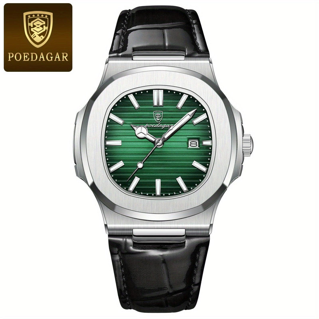 Tijdloos herenhorloge, elegant en stijlvol. Een robuuste accessoire met krasbestendig glas voor elke outfit.
