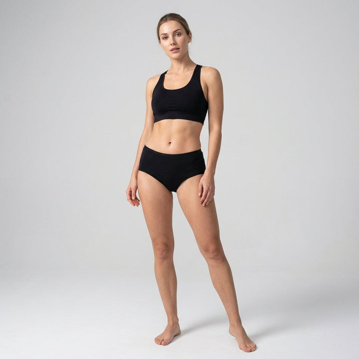 Dames 4-pack vochtregulerend ondergoed. Comfortabele, ademende onderbroeken voor dagelijks gebruik.