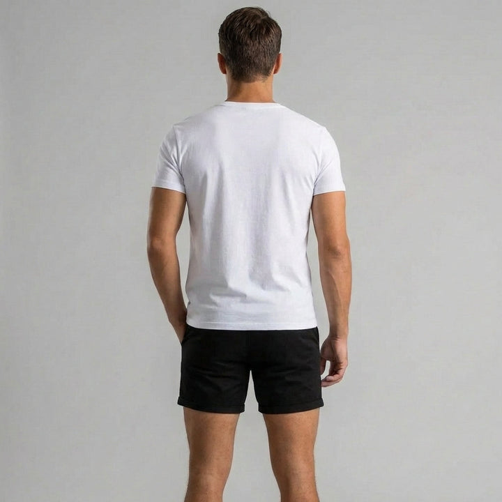 Stijlvolle heren korte broek, ademend en kwalitatief. Perfect voor zomerse mode en vrije tijd.