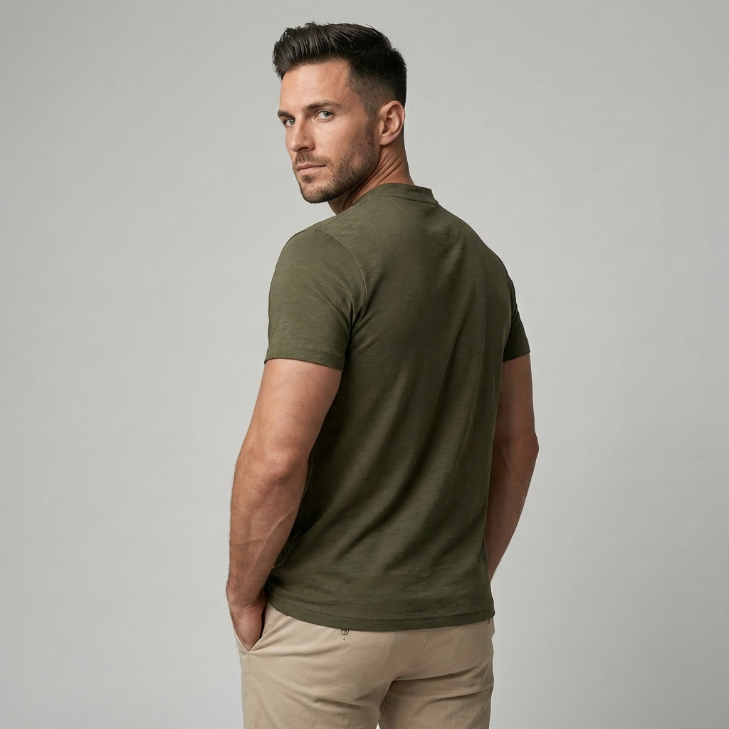 Heren klassiek poloshirt met korte mouwen, ideaal voor een stijlvolle en comfortabele casual look.