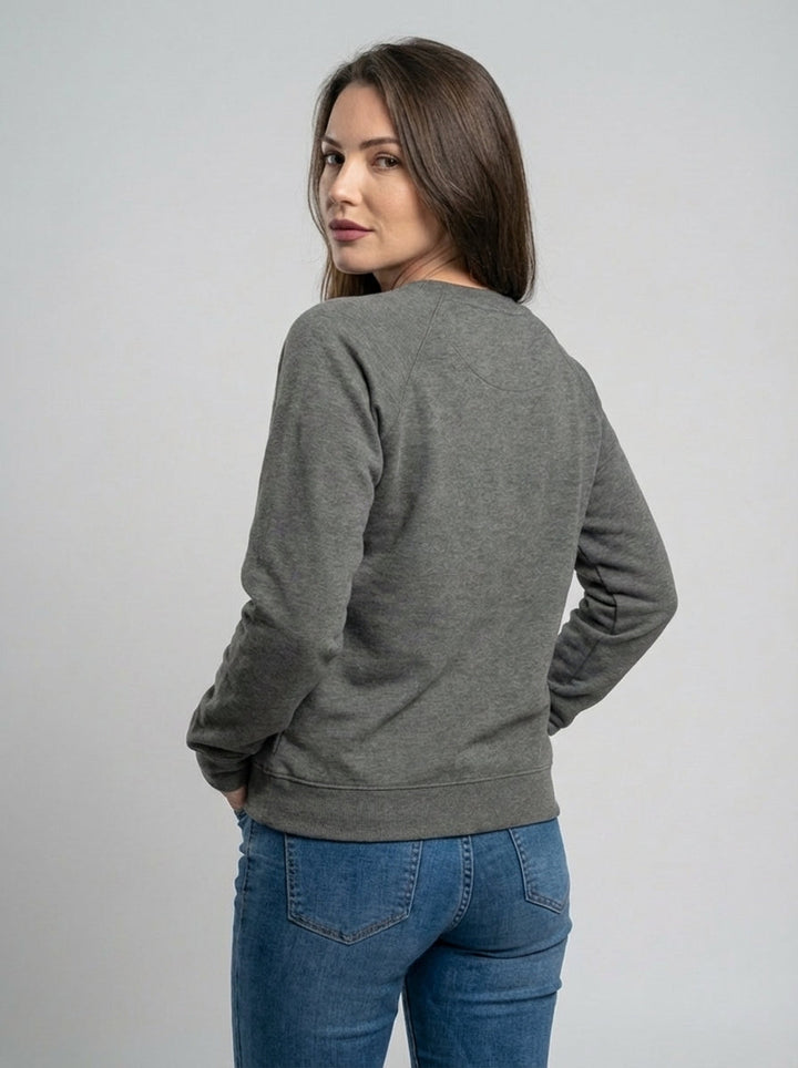 Levendig rood unisex sweatshirt met ronde hals. Comfortabele, veelzijdige casual kleding met lange mouwen.