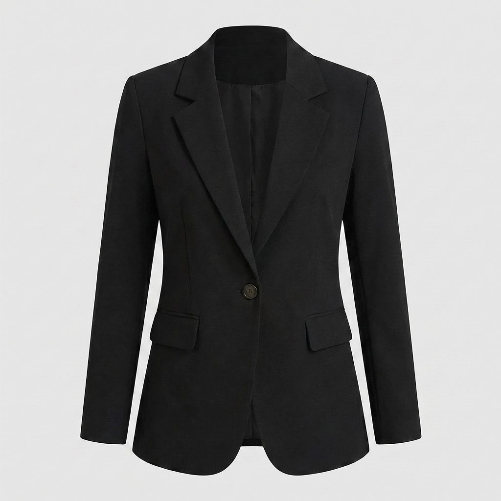 Damesblazer voor werk en dagelijks gebruik. Een chique en comfortabele toevoeging aan je garderobe.