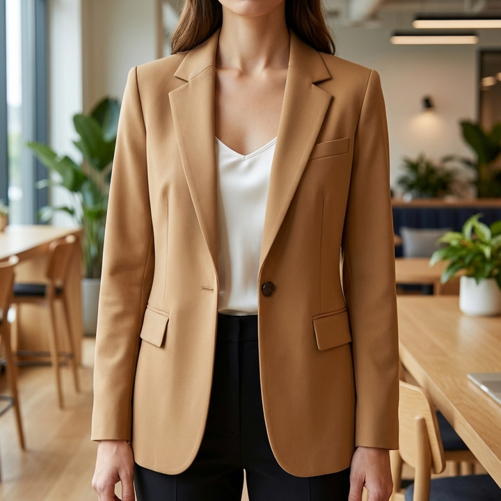 Elegante damesblazer, perfect voor zakelijk of casual gebruik. Stijlvolle en veelzijdige bovenkleding.