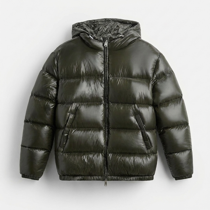 Trendy waterafstotend donsjack, unisex pufferjack, biedt optimale warmte en stijlvolle bescherming.
