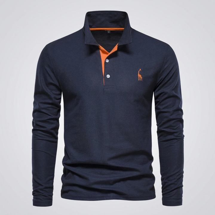 Heren poloshirt met knoopsluiting, perfect voor lente/zomer. Casual doch stijlvol, veelzijdig te combineren.