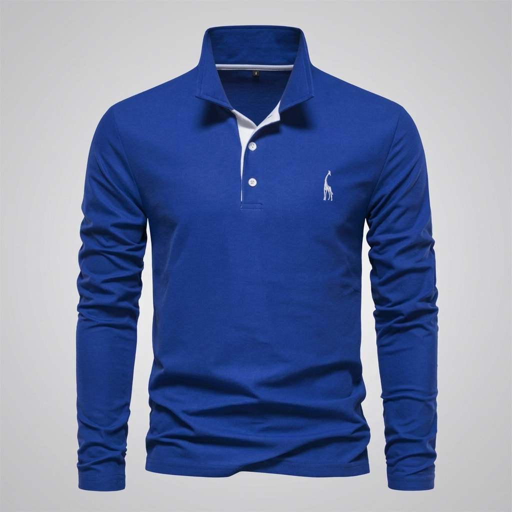 Klassiek herenmode poloshirt met knoopsluiting, een essentieel item voor de moderne man. Comfortabel en stijlvol.
