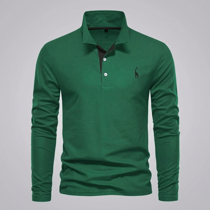 Heren poloshirt met knoopsluiting, een smart-casual top voor elke dag. Tijdloos, comfortabel en veelzijdig.