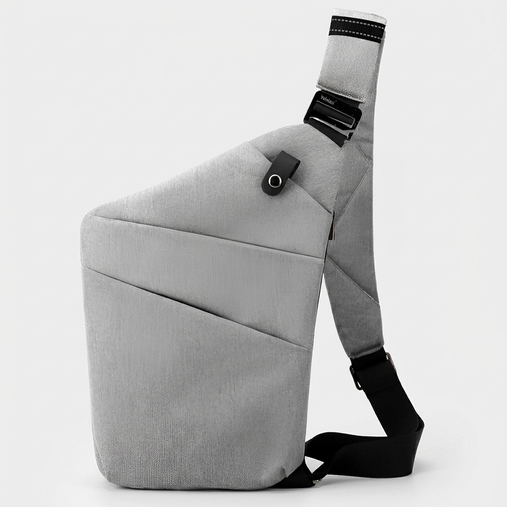 Veilige anti-diefstal crossbodytas, ideaal als reistas en voor dagelijks gebruik. Beschermt waardevolle spullen.