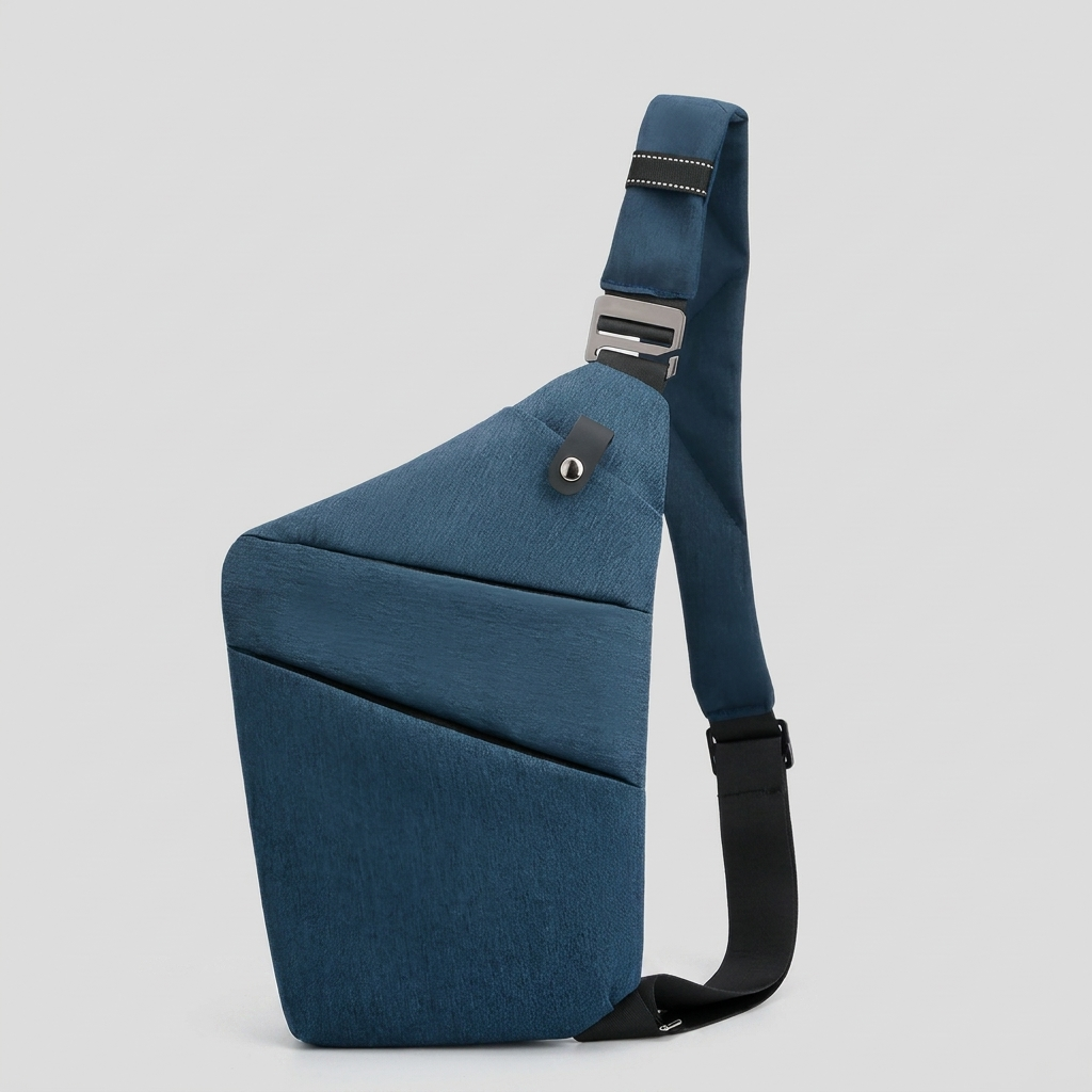 Duurzame anti-diefstal crossbodytas, ontworpen voor veiligheid en langdurig dagelijks gebruik. Stevig en compact.