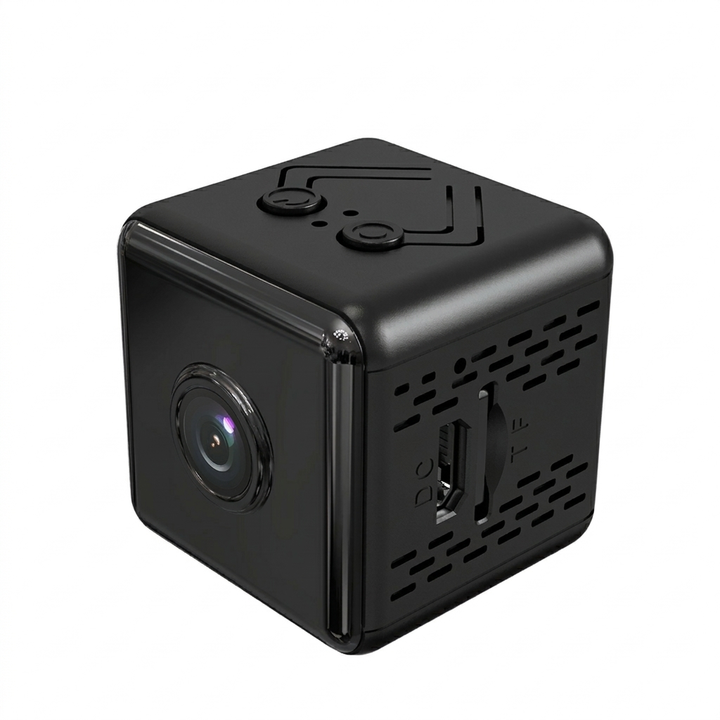Smart home draadloze IP bewakingscamera voor 1080p thuisbeveiliging via WiFi, bedienbaar met app.