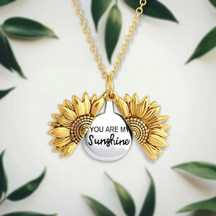 Betekenisvolle damesketting met zonnetje hanger, uitdrukking van liefde en warmte. Perfect sieraden cadeau.