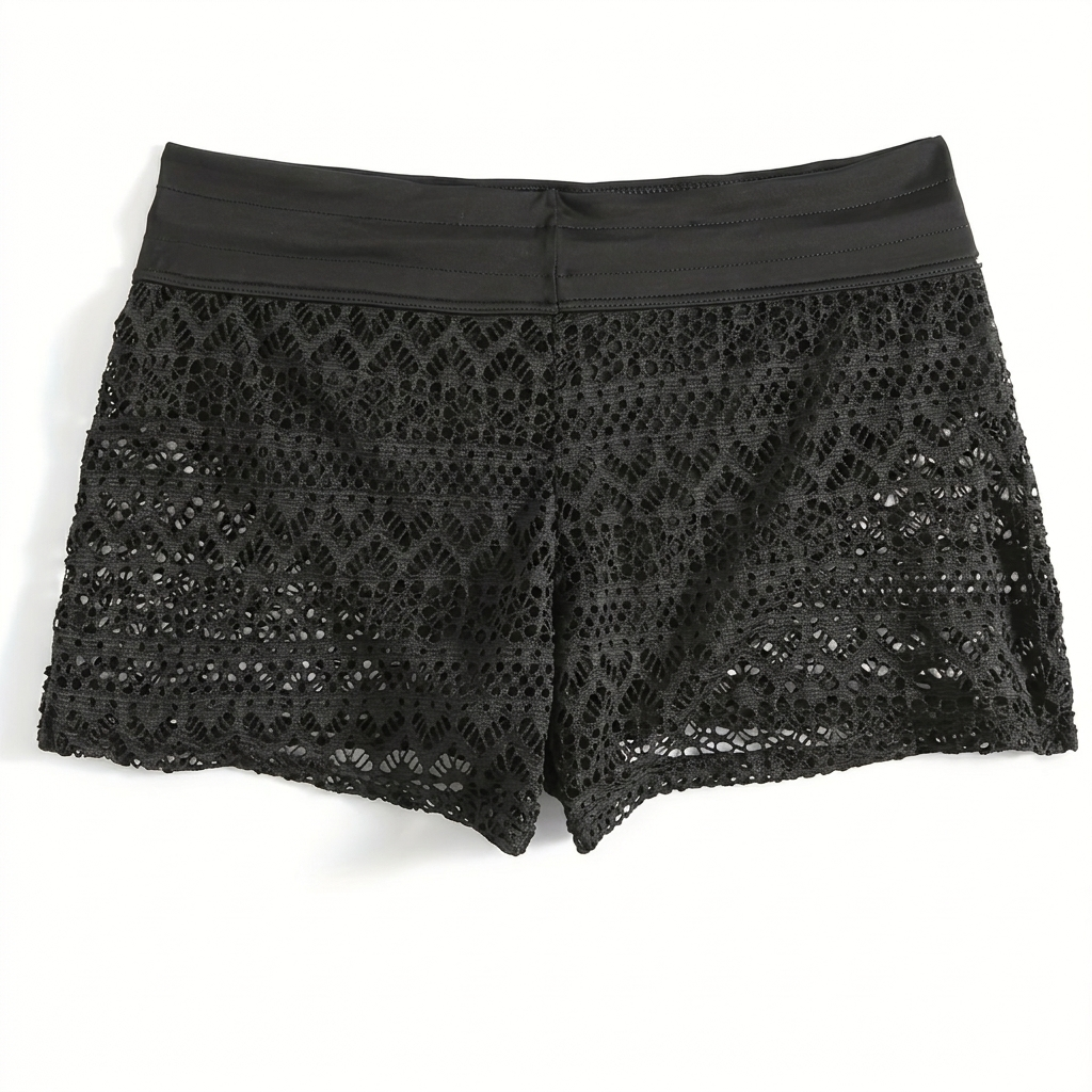Comfortabele en luchtige dames strandshort met boho design. Trendy casual zomerkleding, geschikt voor strand en vrije tijd.