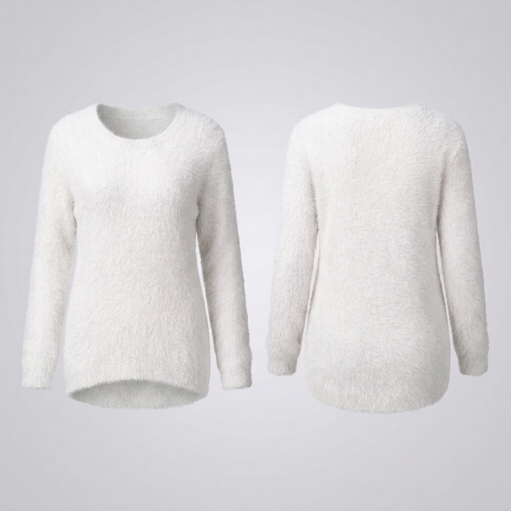 Veelzijdige gebreide damestrui, elegant en warm, geschikt voor elk seizoen en een modieuze look.