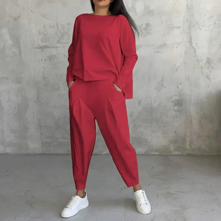 Plus size dames loungeset (S-5XL), tweedelige comfort set, ideaal voor casual en relax kleding, zacht polyester.