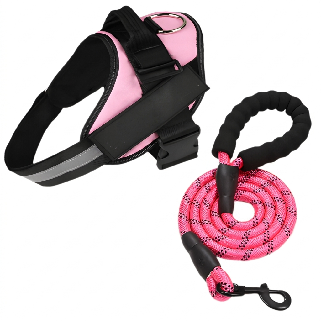 Veilig anti-trek hondentuig, ideaal voor training en dagelijkse wandelingen, biedt optimale controle.