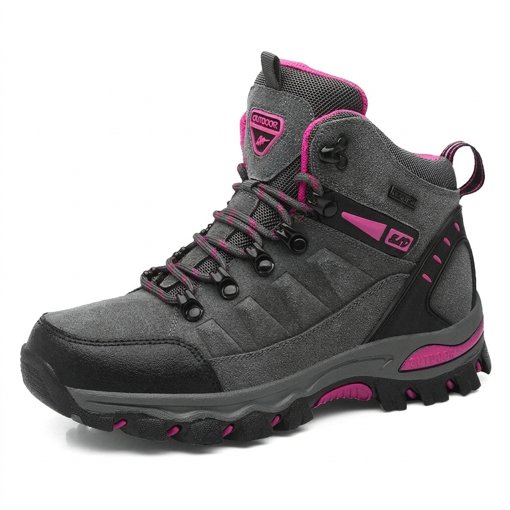 Antislipzool van waterdichte dames veiligheidsschoenen, biedt optimale grip en comfort tijdens het werken.