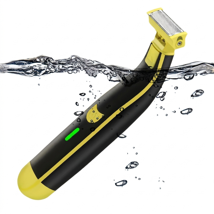 Unisex elektrisch lichaamsscheerapparaat voor glad scheren, waterdicht en USB oplaadbaar. Ideaal voor haarverwijdering.