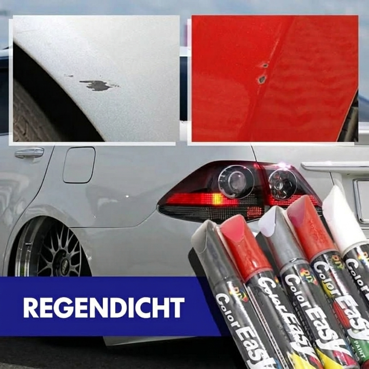 Auto lakstift voor snelle krasreparatie, herstelt autolak direct. Ideaal voor doe-het-zelf lakreparatie.