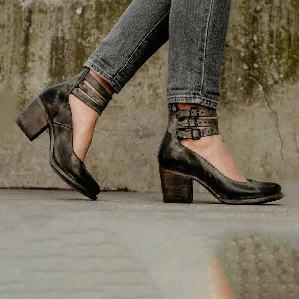 Klassieke en elegante damesschoenen (WC2026) in zwart, bieden comfort en stijl voor elke dag en diverse outfits.