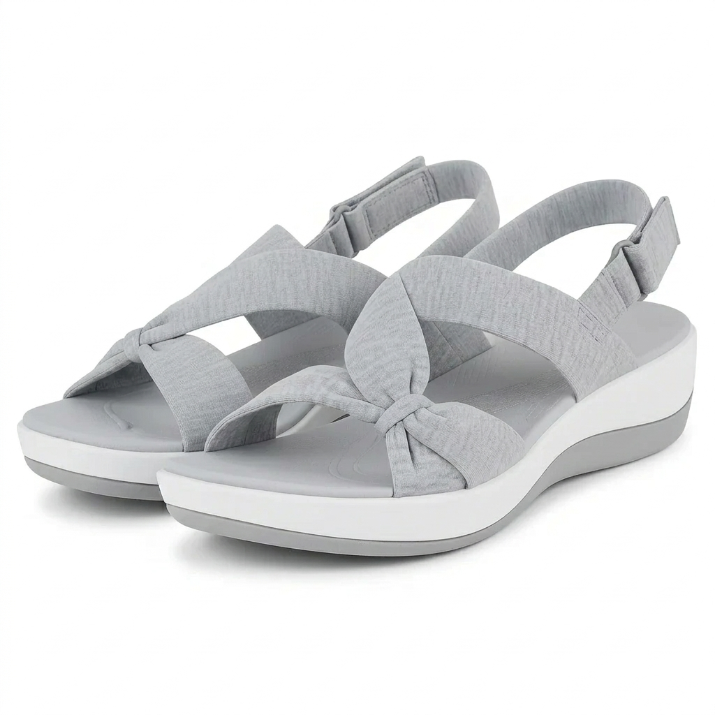 Orthopedische dames sandalen voor voetgezondheid, met verstelbaar comfort en uitstekende ondersteuning.