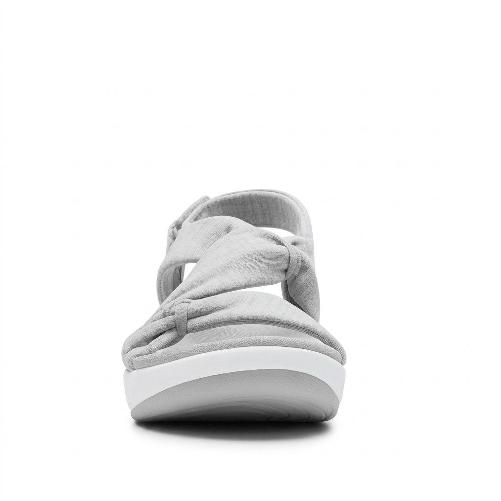 Comfortabele dames slippers met verstelbare banden, ideaal voor de zomer in grijs, zwart of rood.