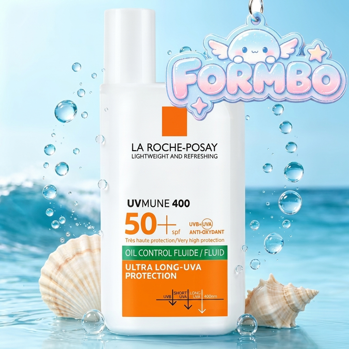 Niet-vettige zonnebrand SPF 50+ voor effectieve bescherming van alle huidtypen.
