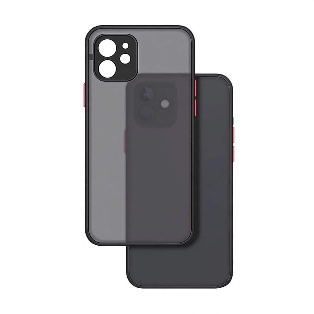 Duurzaam doorzichtig telefoonhoesje van acryl, minimalistisch en stijlvol voor dagelijkse bescherming.