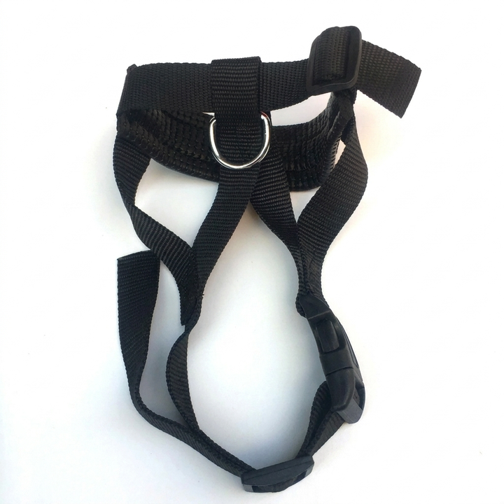 Compleet verstelbaar hondenmondkapje van ademend nylon, ideaal voor veilige controle, anti-blaf en anti-bijt hondentraining.