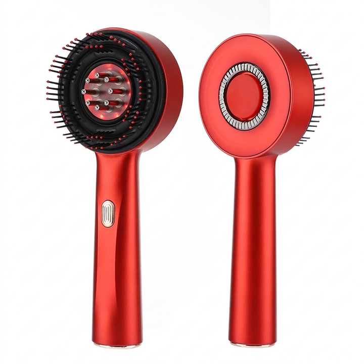 Ergonomische elektrische hoofdhuidborstel: essentieel voor dagelijkse haarverzorging en hoofdhuidstimulatie.