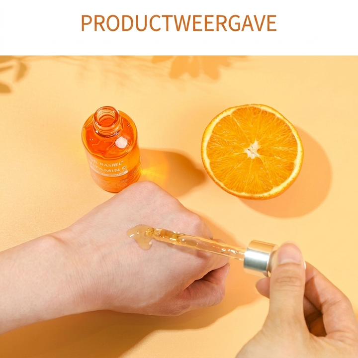 Huidverzorging met Hydraterend Vitamine C serum WC2026. Bevordert een egale, stralende huid en anti-aging.
