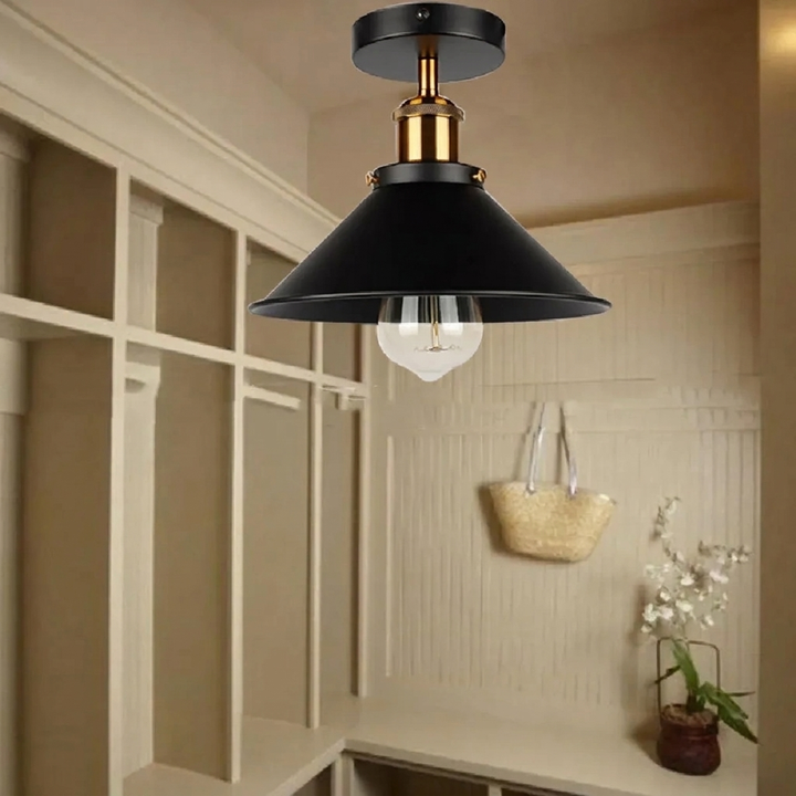 Retro design plafondlamp mvb26, een decoratieve industriële lamp voor binnenverlichting met warme sfeer.