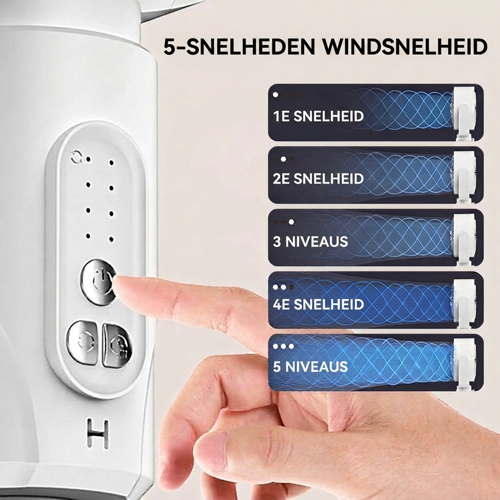 Vloerventilator mvb26 met oscillatie en afstandsbediening voor optimale, stille verkoeling en comfort. [[lstfy-media:3]]