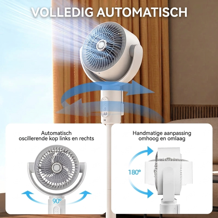 Moderne stille vloerventilator mvb26 met afstandsbediening voor eenvoudig binnenklimaatbeheer. [[lstfy-media:4]]