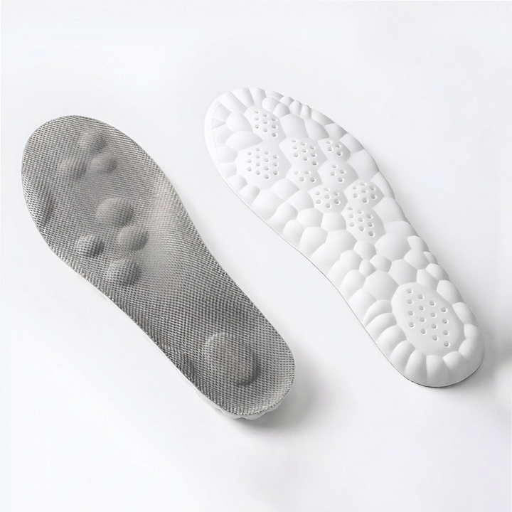 Unisex inlegzolen voor dagelijks comfort en pijnverlichting bij voetpijn, geschikt voor diverse schoenen.