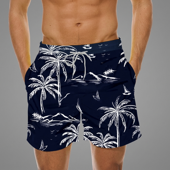 Ademende heren korte broek CJ26, lichtgewicht, ideaal voor warme zomerdagen. Comfortabele zomerkleding.