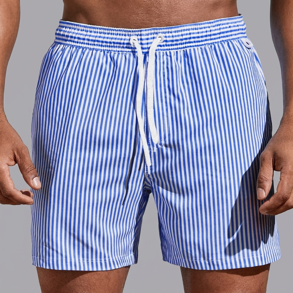 Stijlvolle heren zomershort CJ26, veelzijdig voor strand, sport en casual vrije tijd. Comfortabel.