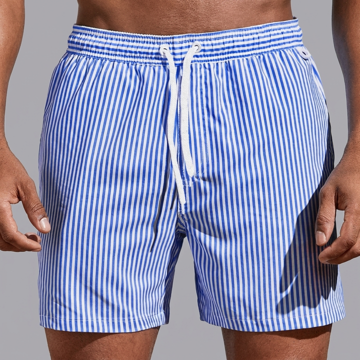 Stijlvolle heren zomershort CJ26, veelzijdig voor strand, sport en casual vrije tijd. Comfortabel.