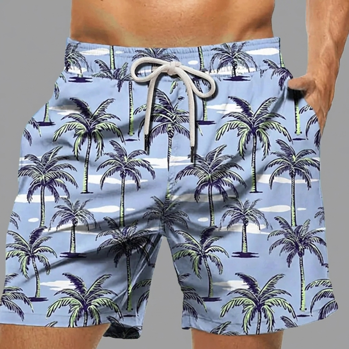 Vooraanzicht heren zomershort CJ26. Nette afwerking en comfortabele pasvorm voor casual zomerlook.