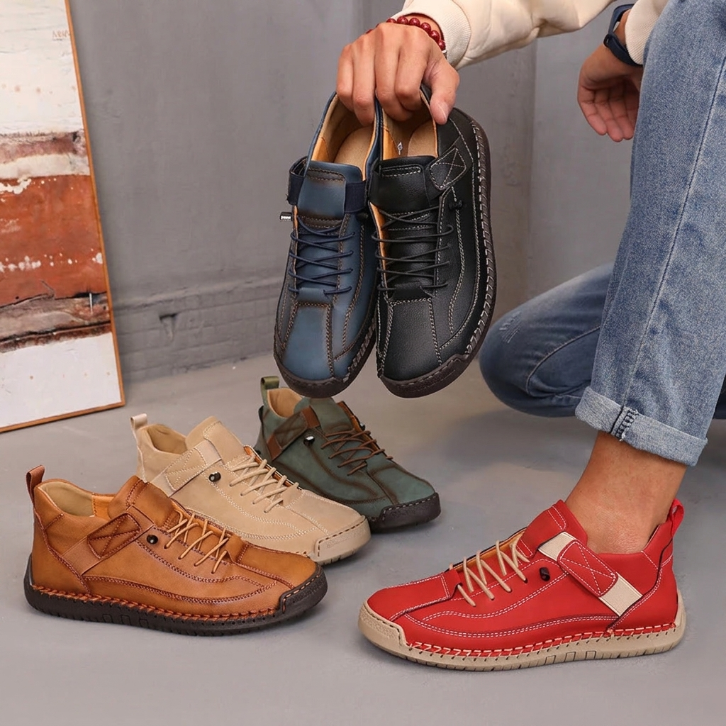 Stijlvolle dames boots CJ26 met levendige kleurblokken, robuust en modieus voor buiten.