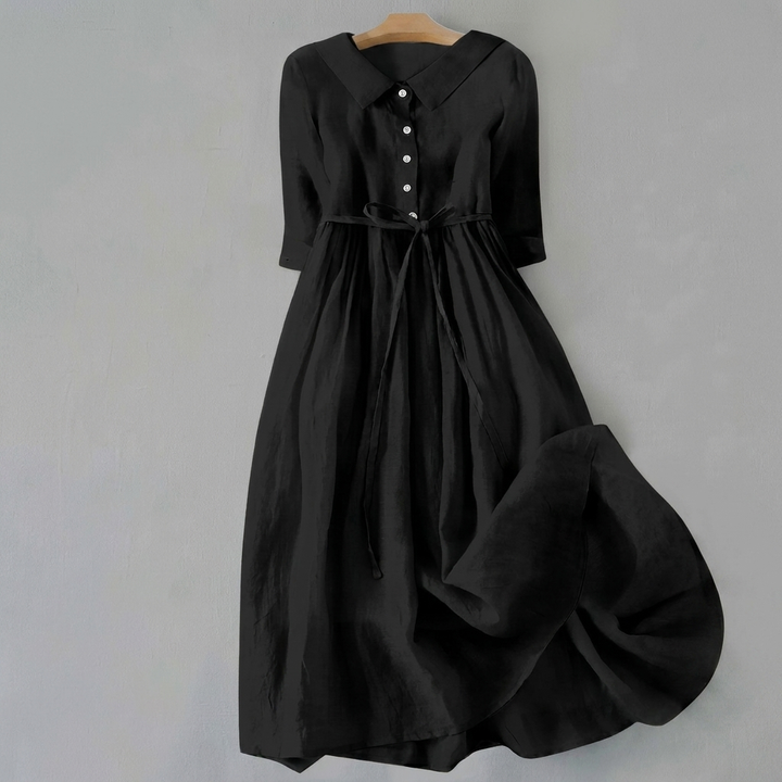 Casual elegante retro plissé damesrok. Comfortabele lange zomerrok met verstelbare taille en veterdetails.