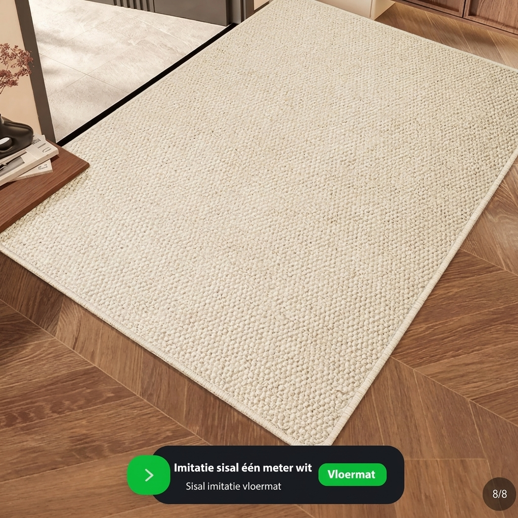 Stijlvolle en praktische schoonloopmat, houdt uw huis schoon en de entree netjes.