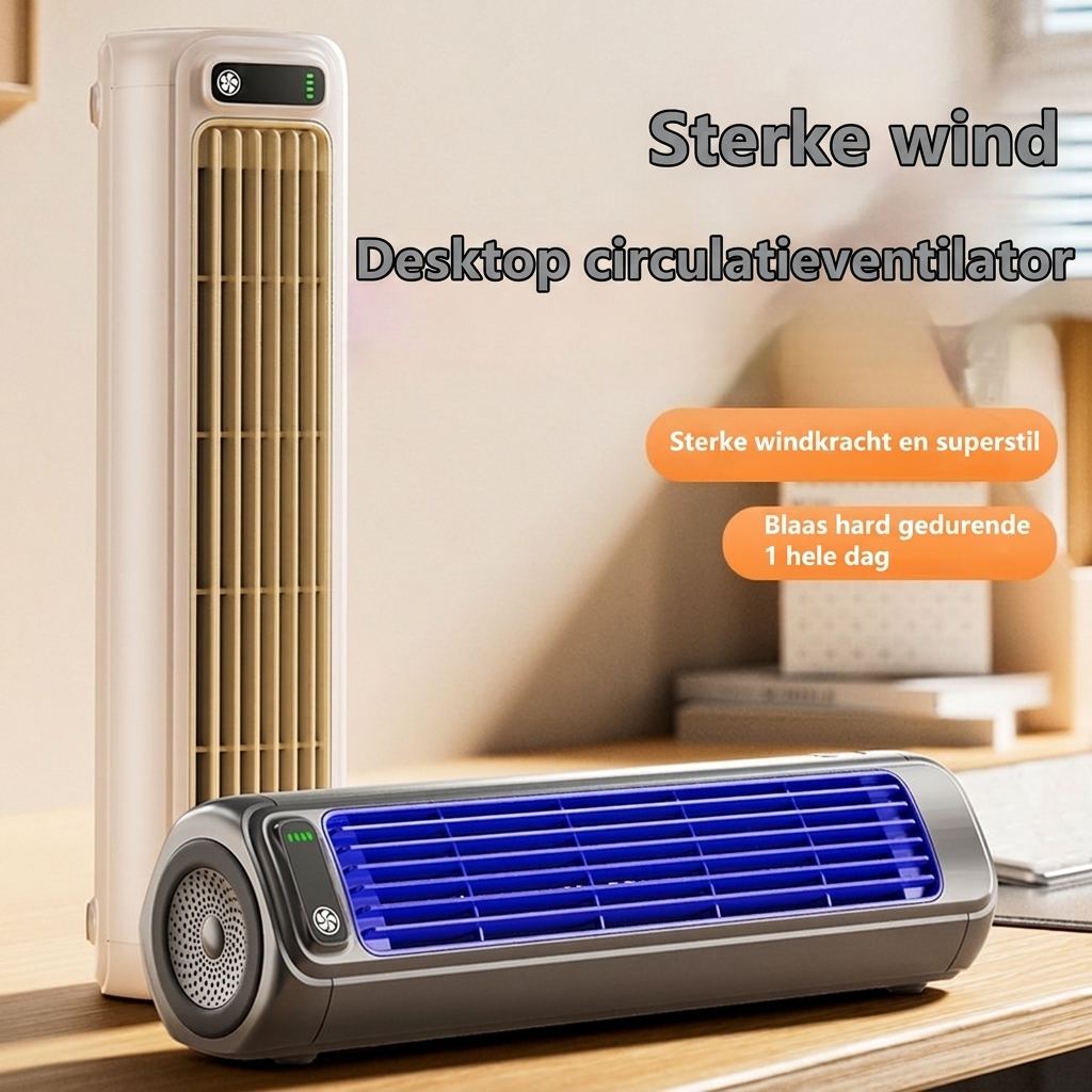 Unisex mini USB ventilator (CJ26), ideaal voor bureau, slaapkamer of reizen. Directe verkoeling, compact design.
