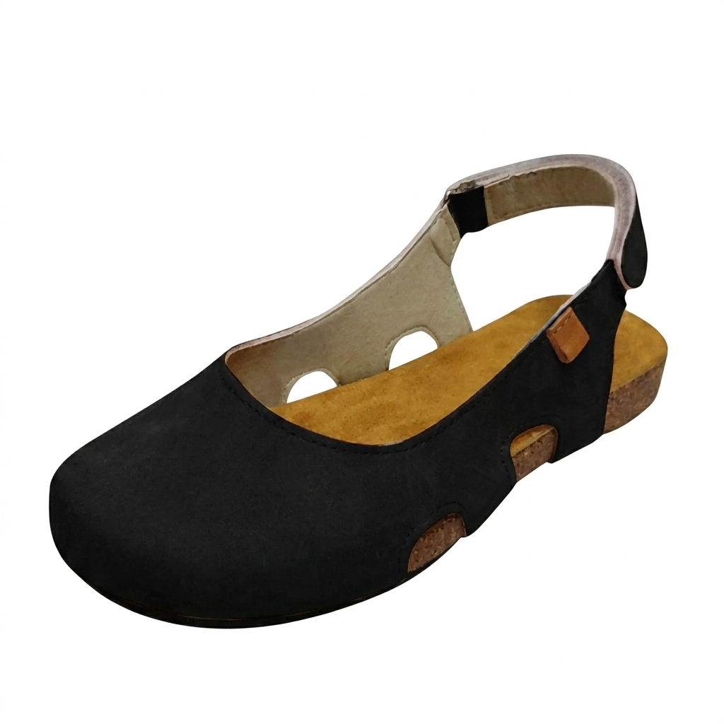 Veelzijdige dames platte sandalen met comfortabel hielbandje; geschikt voor casual uitjes en vakanties.