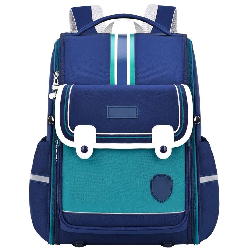Ruime meisjes schooltas, lichtgewicht ontwerp en ergonomische rugbescherming voor kinderen.